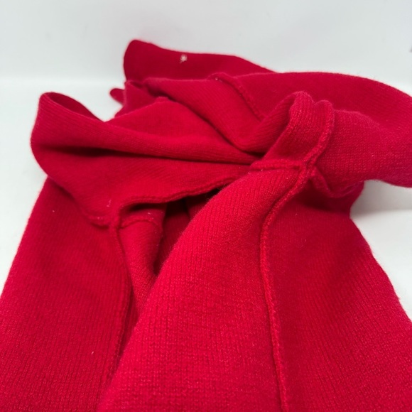 Karen Scott Red Wool Embroidered Holiday Gifts Bows Button Cardigan Sweater Med - Picture 10 of 14